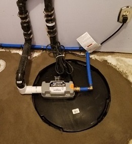 Sump pump installation for Mississauga basement groundwater control